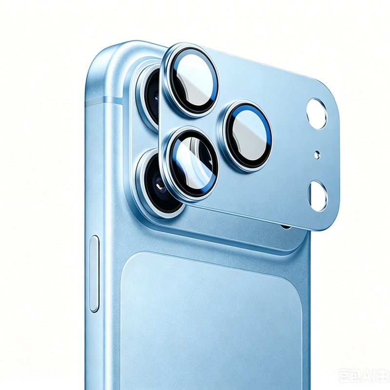 iPhone 18 Pro Mohseven Sapphire Alüminyum Safir Kamera Lens Koruyucu - 8