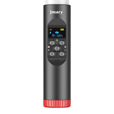 Jmary FM-128RGB OLED Ekran Göstergeli RGB Led Işıklı Su Geçirmez Aydınlatma Çubuğu - Thumbnail