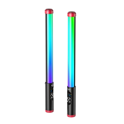 Jmary FM-128RGB OLED Ekran Göstergeli RGB Led Işıklı Su Geçirmez Aydınlatma Çubuğu - Thumbnail