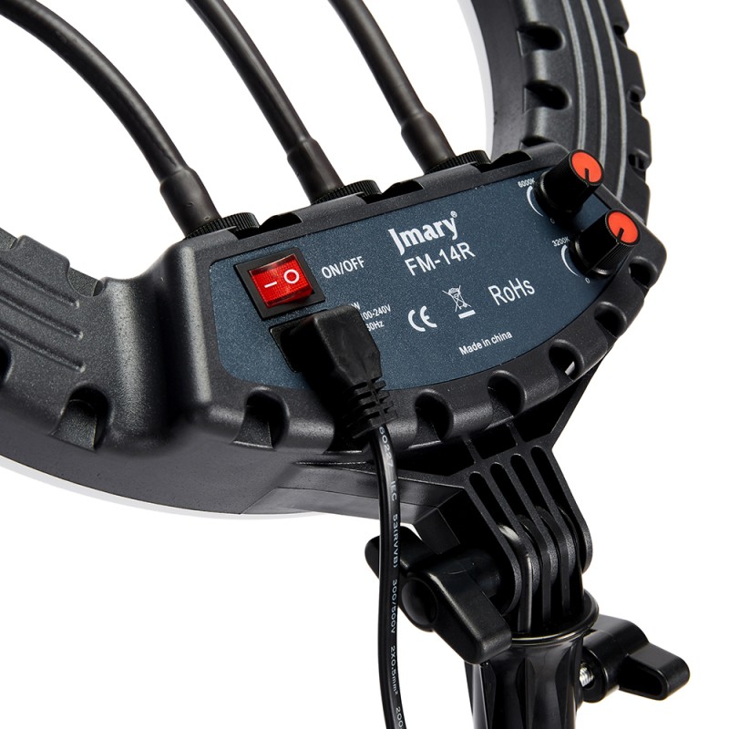 Jmary FM-14R Remote Control 34cm Lighted Phone Holder Ring Light - 14