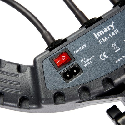 Jmary FM-14R Remote Control 34cm Lighted Phone Holder Ring Light - 15