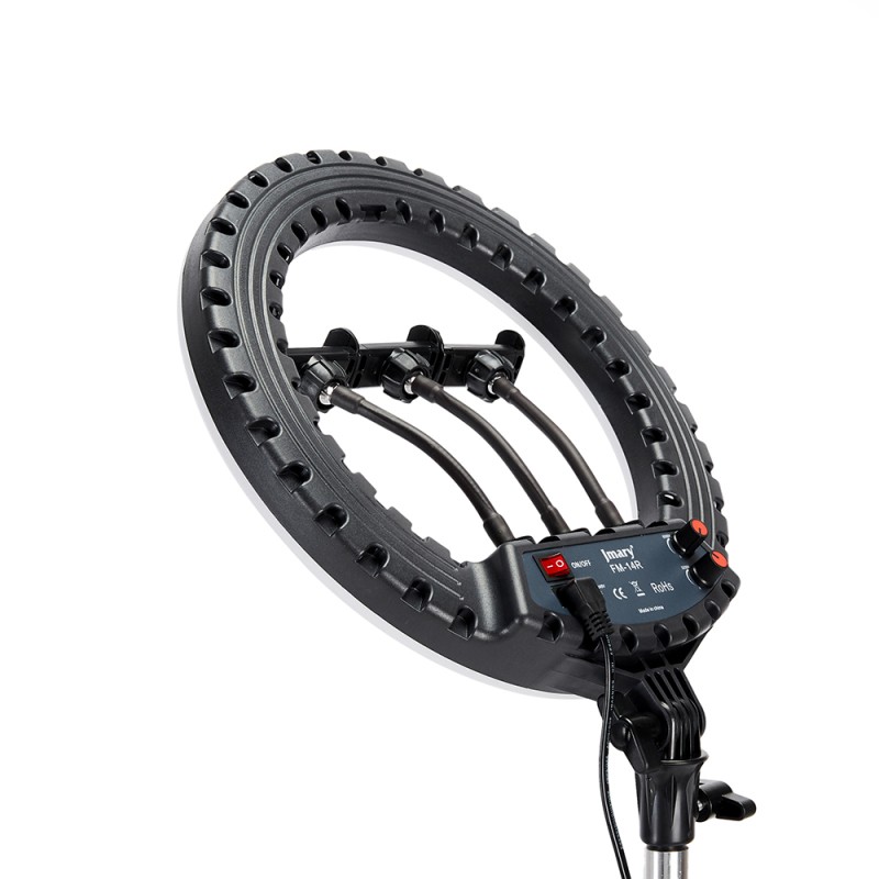 Jmary FM-14R Remote Control 34cm Lighted Phone Holder Ring Light - 19