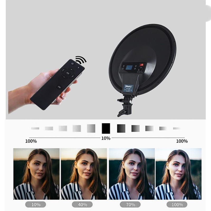 Jmary FM-15RS Remote Control Light Phone Holder Ring Light - 7