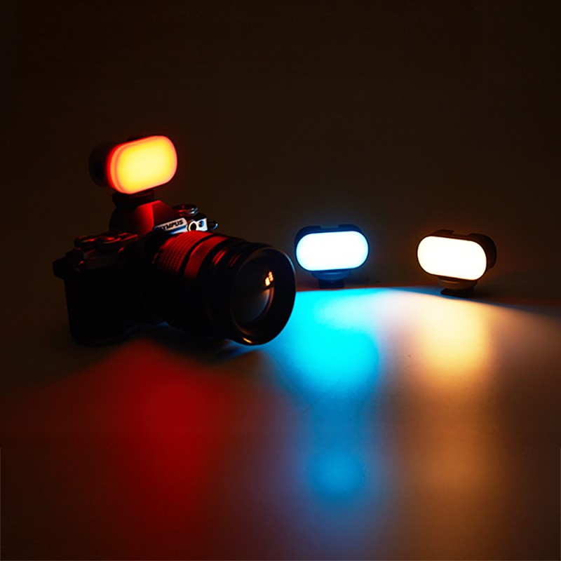 Jmary FM-16RGB Latch Digital LED Display Phone-Camera RGB Lamp 750mAh - 7