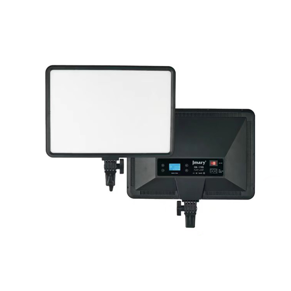 Jmary FM-17RS Uzaktan Kumandalı Dijital Göstergeli 17 inç LED Panel Video Işığı - Siyah