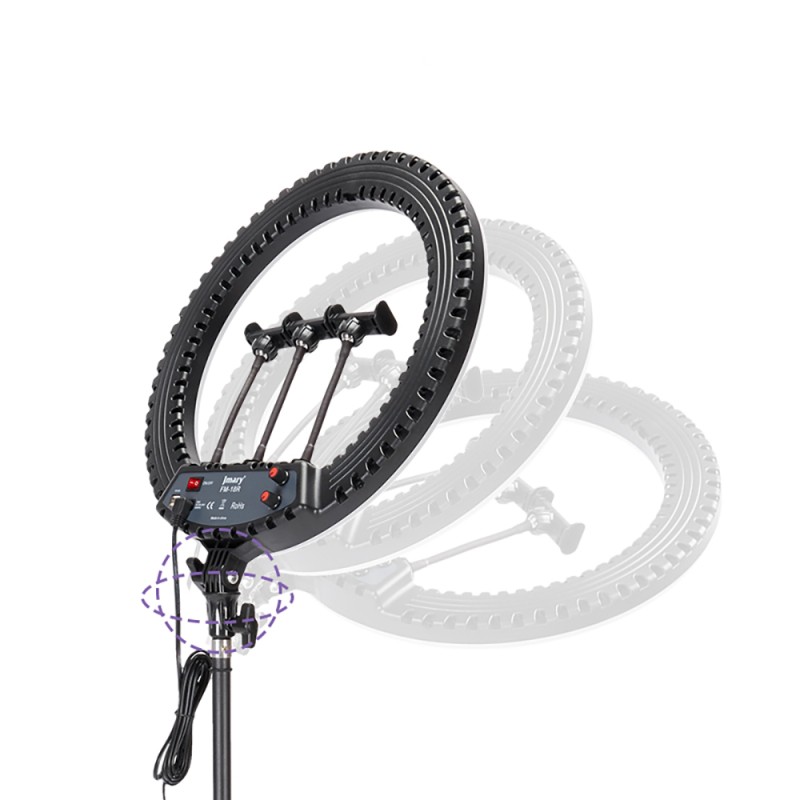Jmary FM-18R Remote Control 43cm Lighted Phone Holder Ring Light - 5