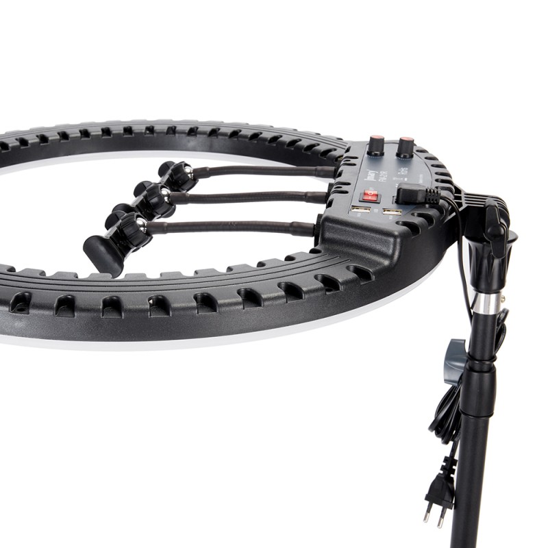 Jmary FM-21R Remote Control 52cm Lighted Phone Holder Ring Light - 4
