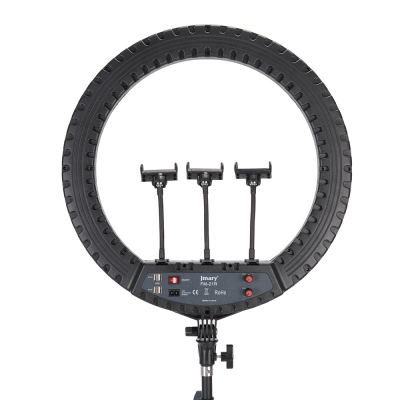 Jmary FM-21R Remote Control 52cm Lighted Phone Holder Ring Light - 5