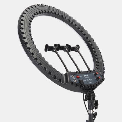 Jmary FM-21R Remote Control 52cm Lighted Phone Holder Ring Light - 6