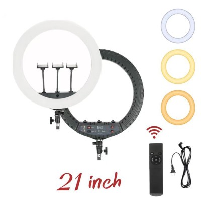 Jmary FM-21R Remote Control 52cm Lighted Phone Holder Ring Light - 7