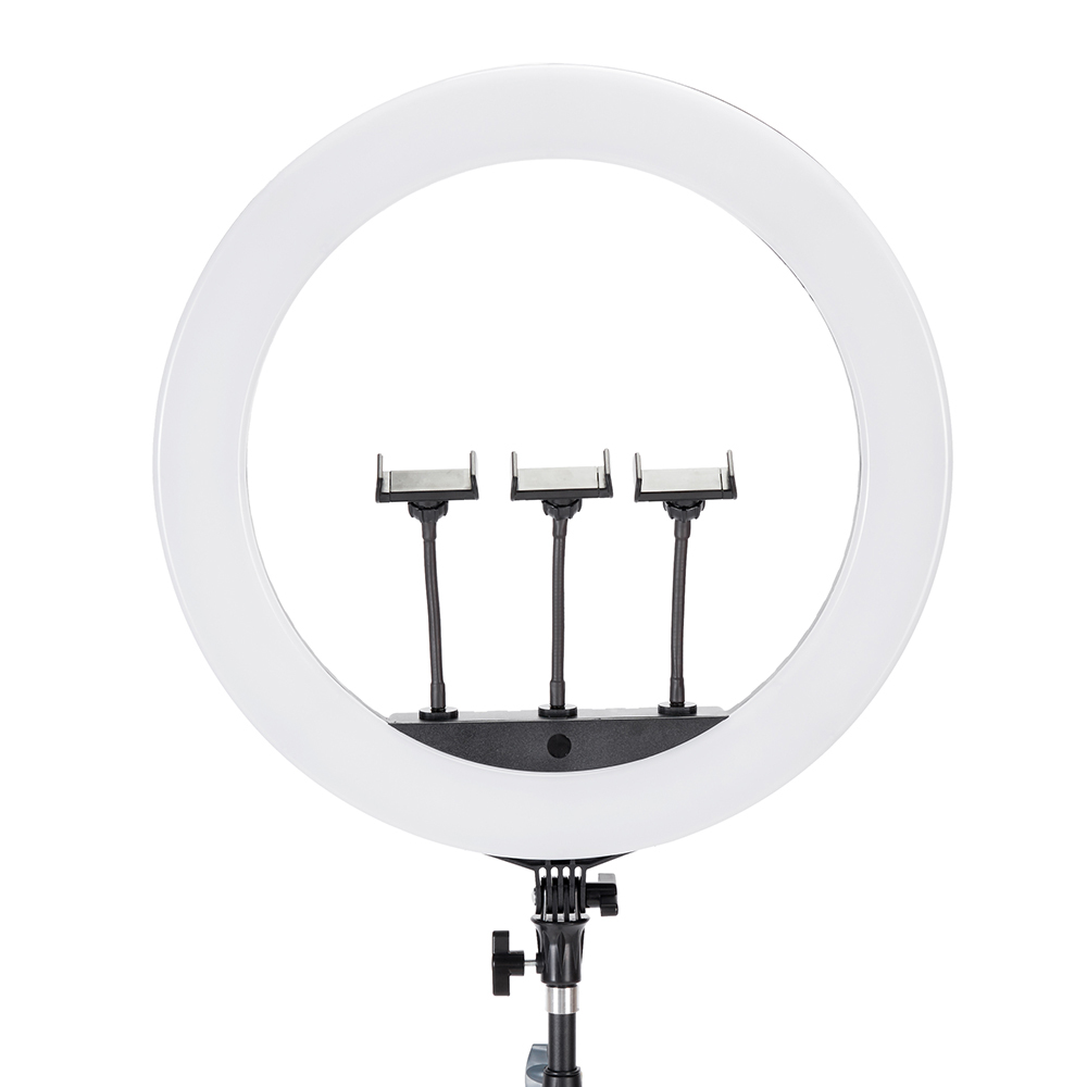 Jmary FM-21R Uzaktan Kumandalı 52cm Işıklı Telefon Tutucu Ring Light - Siyah