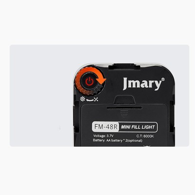 Jmary FM-48R Mini Fill Light Phone-Camera Top Battery-Powered Lighting Light - 7