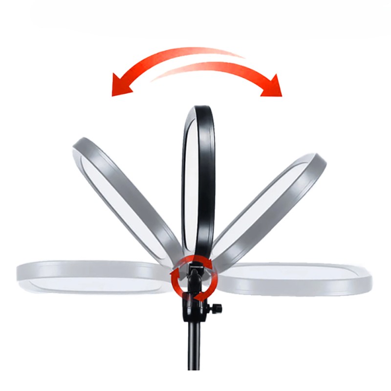 Jmary FM-58R 9 inch LED Panel Light with Interchangeable Stand - 3