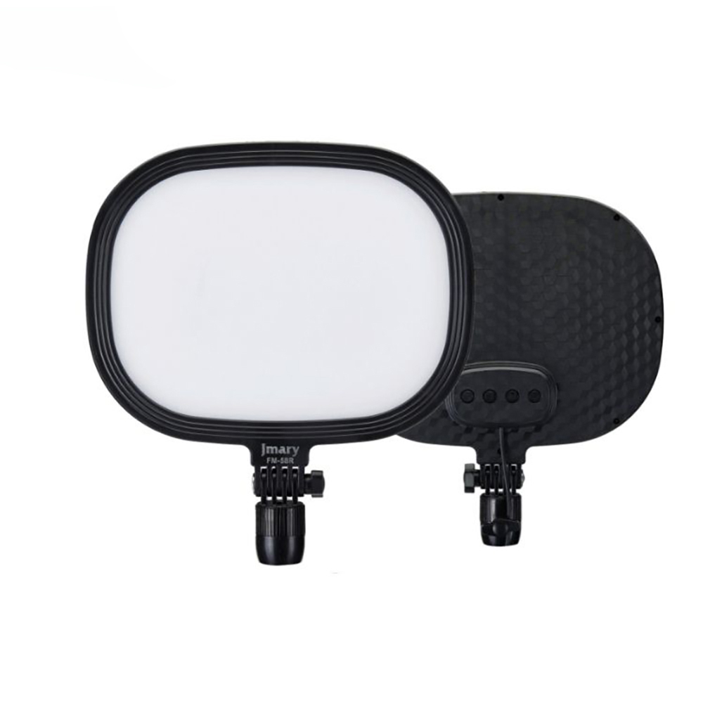 Jmary FM-58R Değiştirilebilir Ayaklı 9 inç LED Panel Aydınlatma Işığı - Siyah