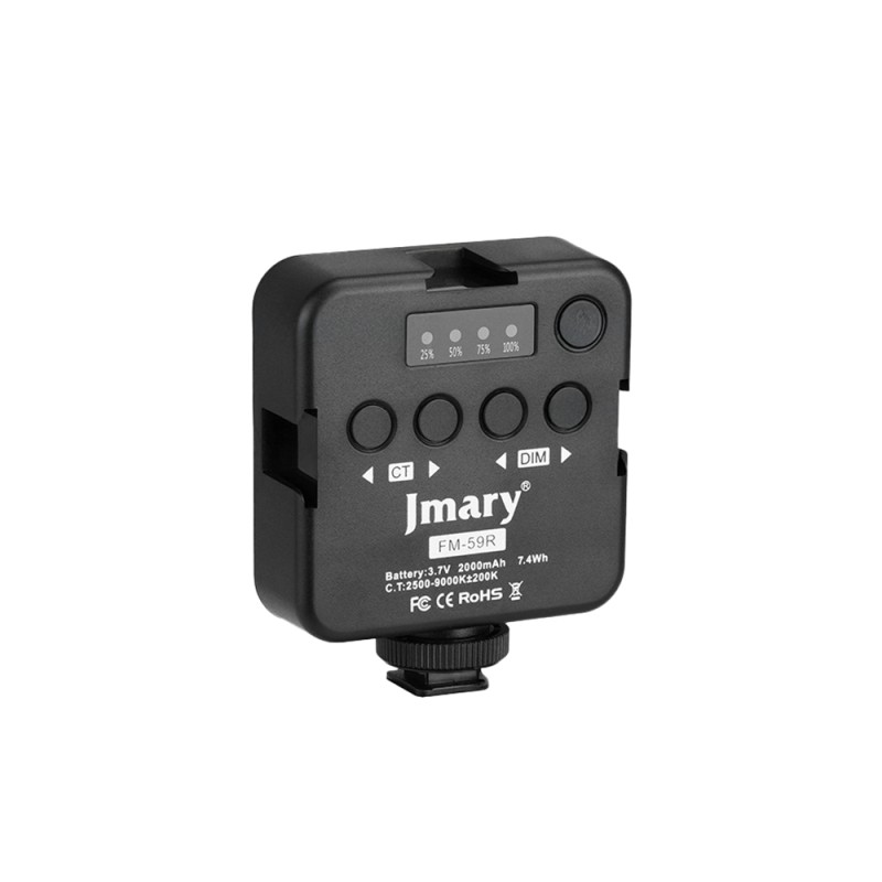 Jmary FM-59R Phone-Camera Top Battery-Powered Lighting Light - 4