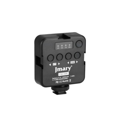 Jmary FM-59R Telefon-Kamera Üstü Pilli Aydınlatma Işığı - 4
