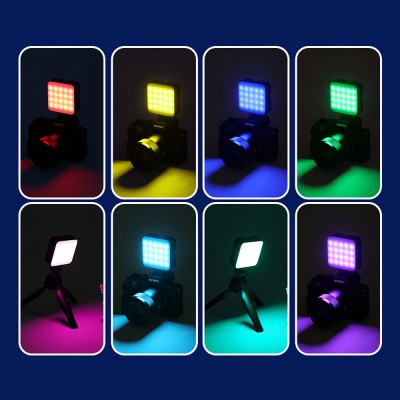 Jmary FM-69RGB RGB Led Phone-Camera Top Battery Powered Lighting Light - 3