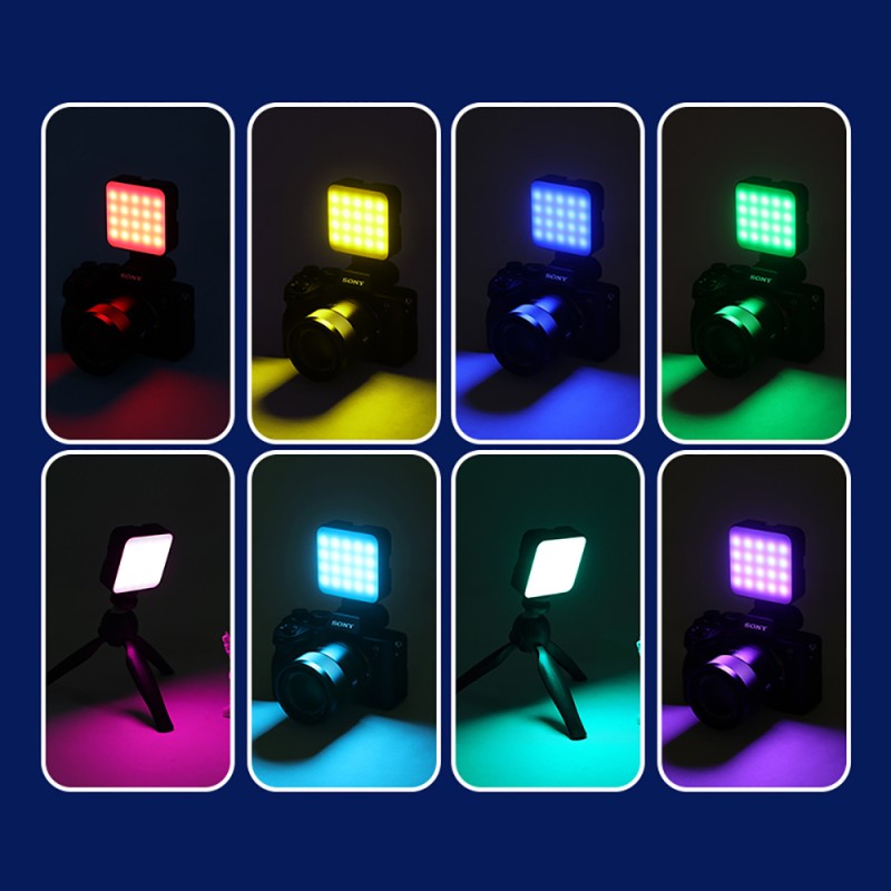 Jmary FM-69RGB RGB Led Phone-Camera Top Battery Powered Lighting Light - 3