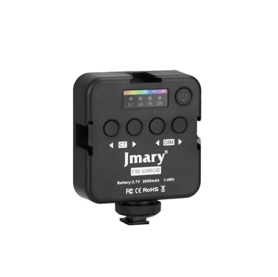 Jmary FM-69RGB RGB Led Phone-Camera Top Battery Powered Lighting Light - 5