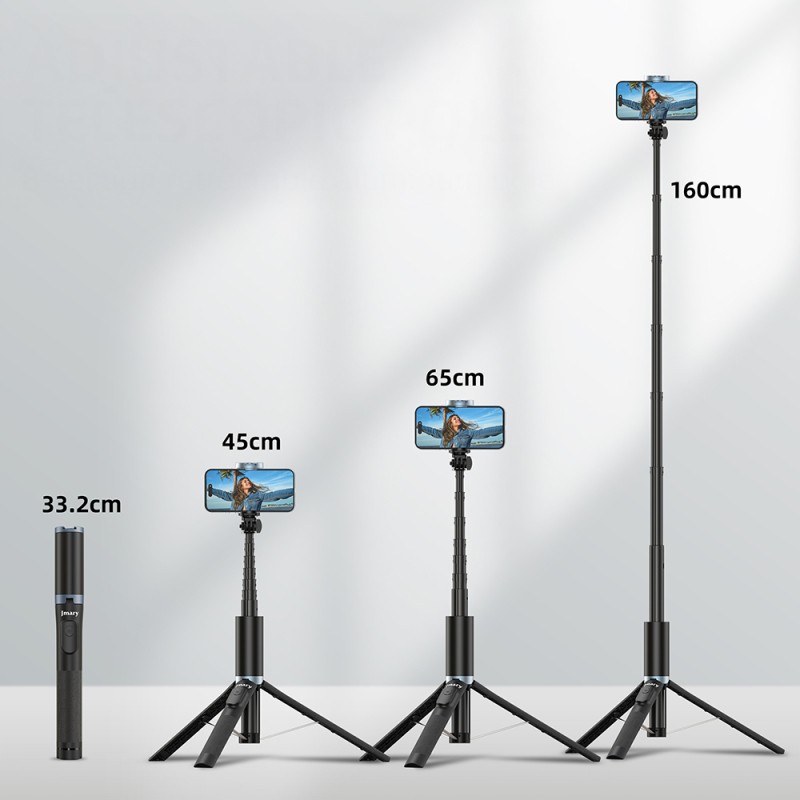 Jmary KT-259 360 Derece Dönebilen Kablosuz Kumandalı Tripod ve Selfie Çubuğu - 5