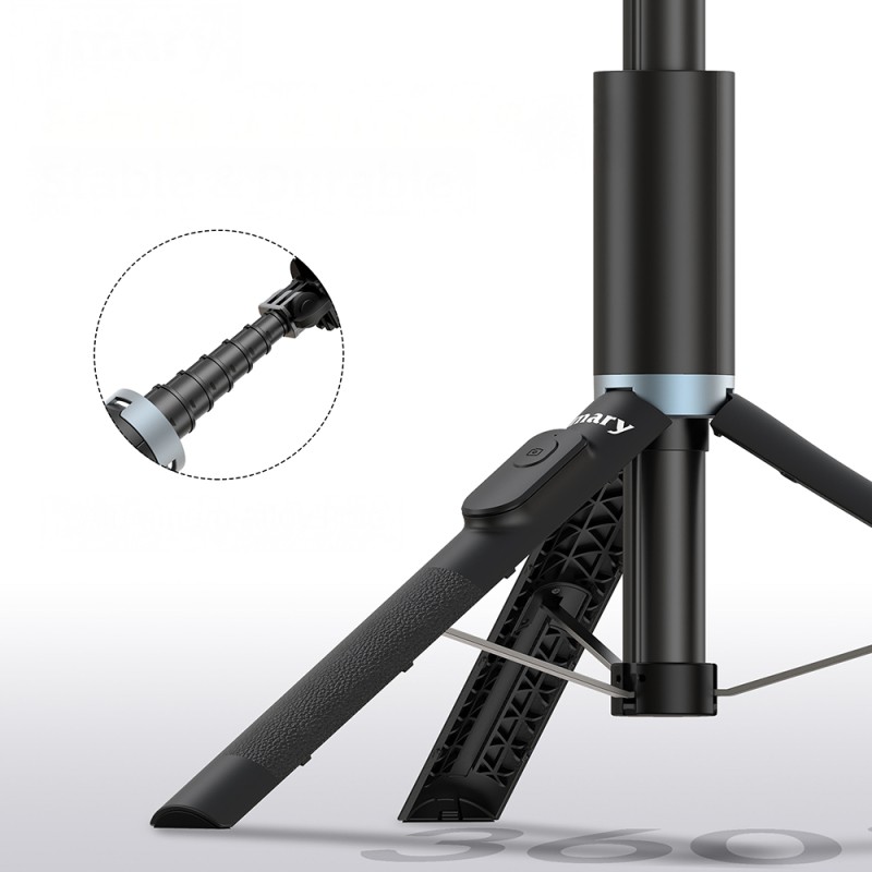 Jmary KT-259 360 Derece Dönebilen Kablosuz Kumandalı Tripod ve Selfie Çubuğu - 8