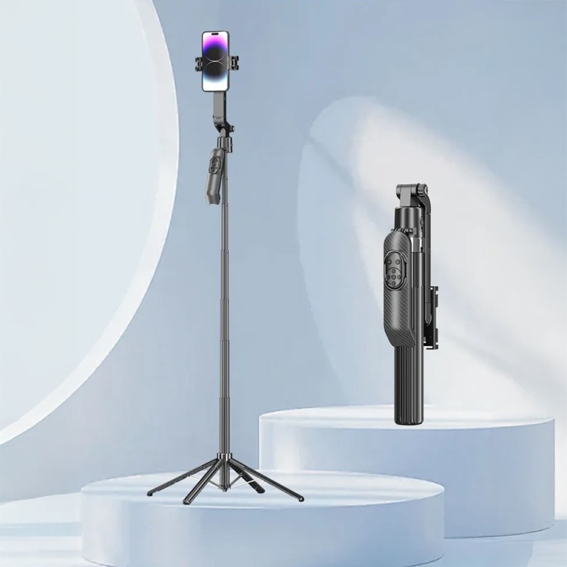 Jmary KT-299 360 Derece Dönebilen Kablosuz Kumandalı Tripod ve Selfie Çubuğu - 8