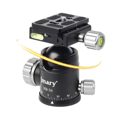 Jmary KT255+NB36 360 Degree Rotatable Interchangeable Head Tripod - 4