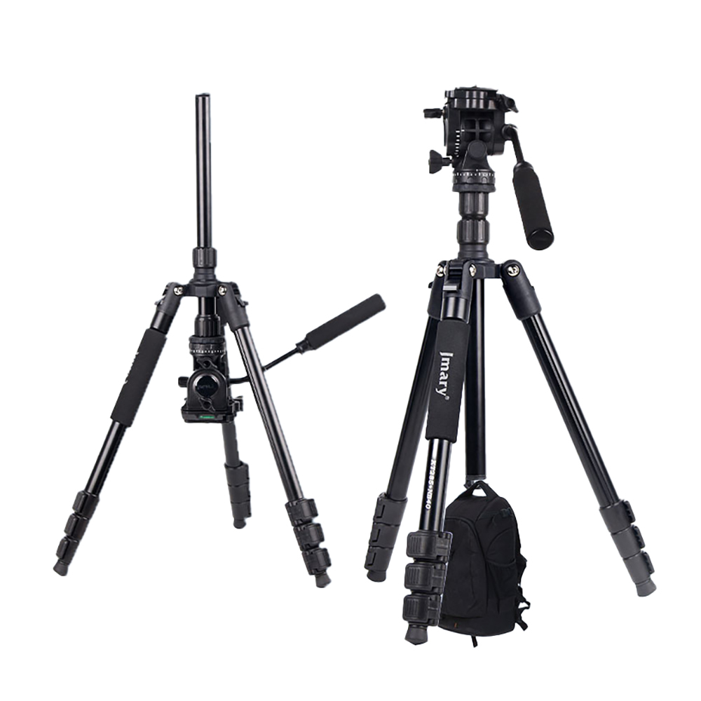 Jmary KT285+NB50 Ayarlanabilir Başlıklı Tripod - Siyah
