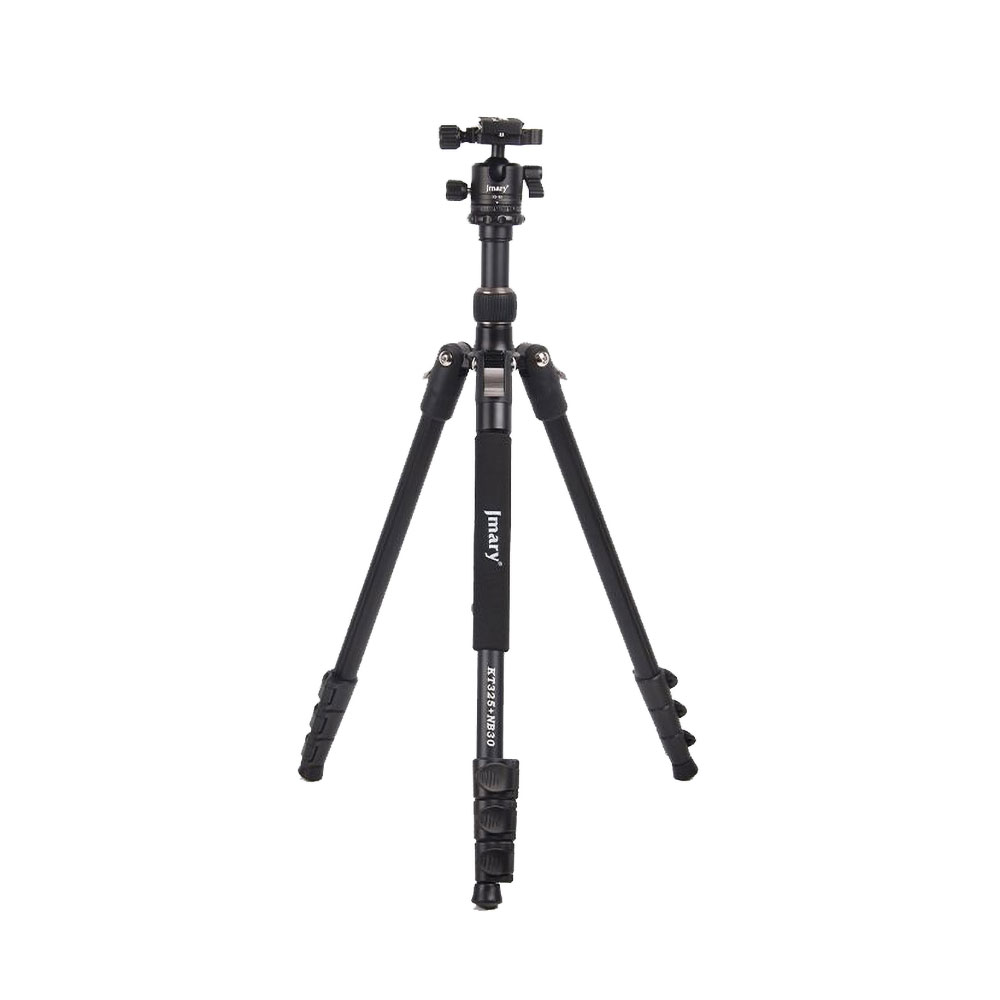 Jmary KT3255NB30 3 Kademeli 164.5cm Fonksiyonel Ayrılabilir Monopod Tasarım Başlıklı Tripod - Siyah
