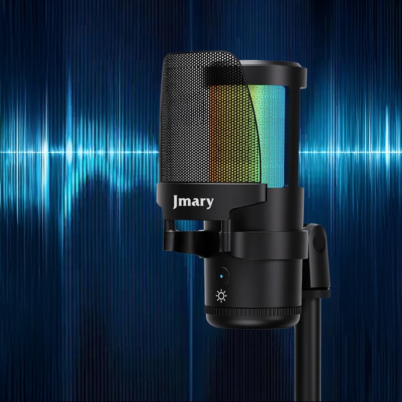 Jmary MC-PW13 Detachable Pop Filter Noise Cancelling 360° Rotatable Plug and Play USB Microphone - 5
