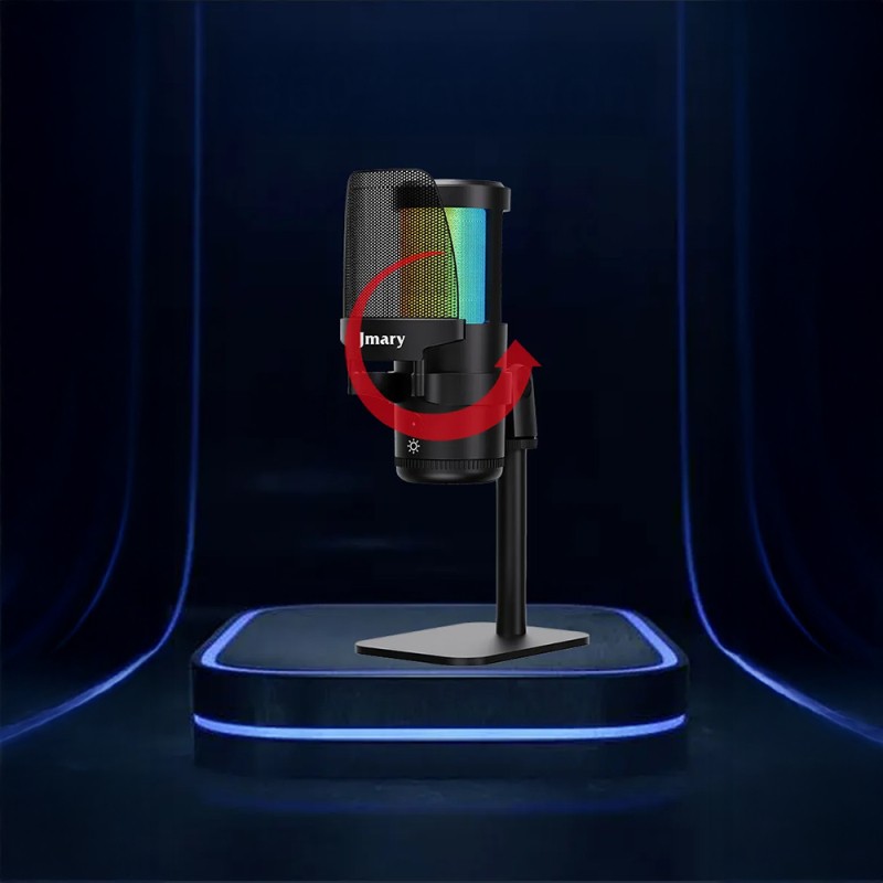 Jmary MC-PW13 Detachable Pop Filter Noise Cancelling 360° Rotatable Plug and Play USB Microphone - 7