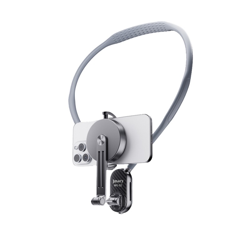 Jmary MG-02 2in1 Hands Free Magnetic Neck Strap Phone Holder - 2