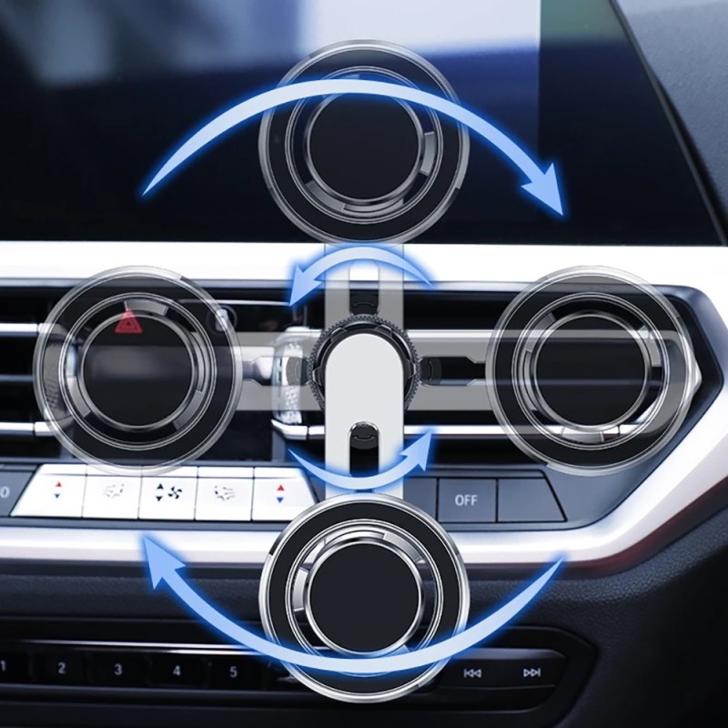 Jmary MH-78 Vent Design Magnetic Car Phone Holder - 7