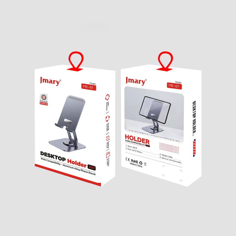 Jmary MK-61 Ayarlanabilir Katlanabilir 360 Derece Dönebilen Telefon ve Tablet Standı - 7