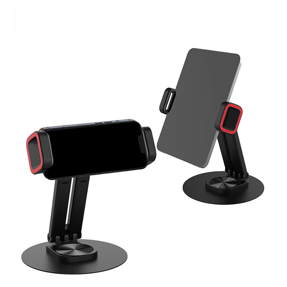 Jmary MK-63 Ayarlanabilir Katlanabilir 360 Derece Dönebilen Telefon ve Tablet Standı - Siyah