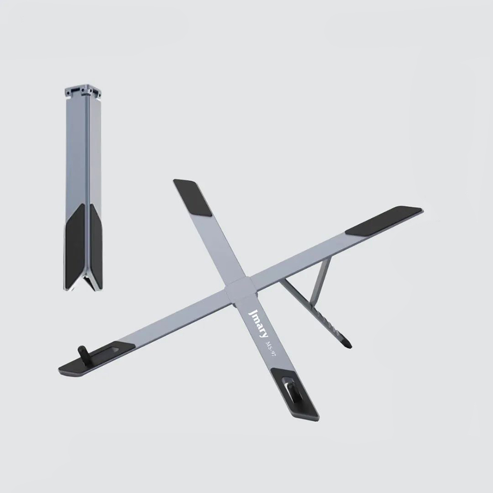 Jmary MS-97 Alüminyum Ayarlanabilir Katlanabilir Tablet ve Laptop Standı - Siyah