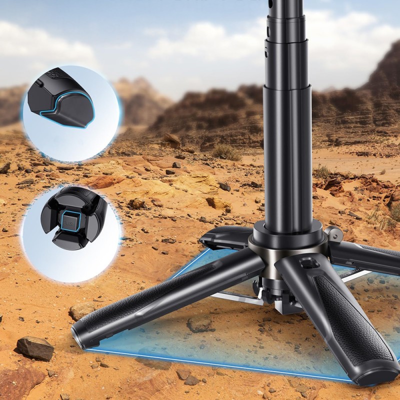 Jmary MT-18 360 Degree Rotating Remote Selfie Stick and Tripod - 5