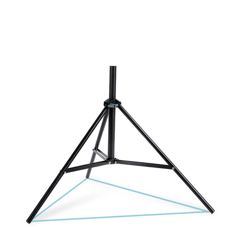 Jmary MT-75 Tripod 3 Kademeli Yükseklik Ayarlı Katlanabilir Kompakt Tasarım 210 cm - Siyah