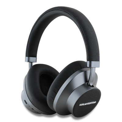 Karl Lagerfeld Original Licensed ANC/ENC Feature KL Text Logo Saffiano Series Over-Ear Bluetooth Headphones v5.3 - Karl Lagerfeld