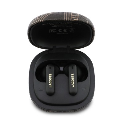 Lacoste Original Licensed ANC/ENC Monogram Patterned TWS In-Ear Bluetooth Headphones v5.4 - 11
