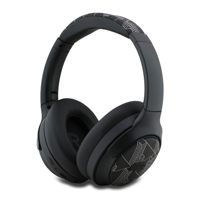 Lacoste Original Licensed LH01 ANC Foldable Carrying Bag Over-Ear Bluetooth Headphones v5.4 - Lacoste