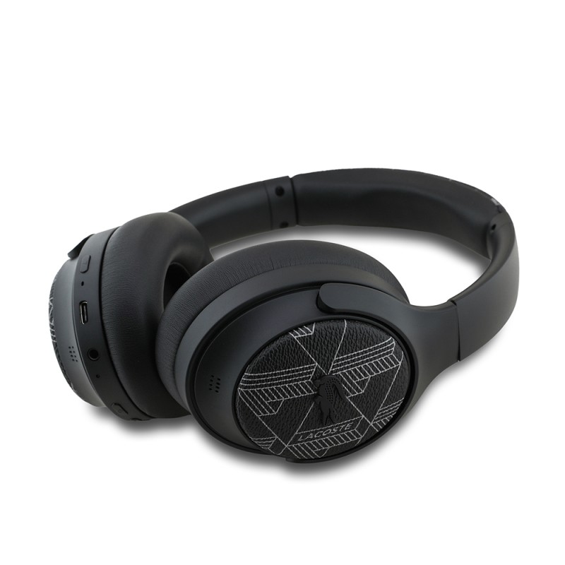 Lacoste Original Licensed LH01 ANC Foldable Carrying Bag Over-Ear Bluetooth Headphones v5.4 - 5