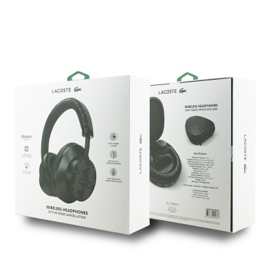 Lacoste Original Licensed LH02 ANC Adjustable Carrying Bag Over-Ear Bluetooth Headphones v5.4  - 15