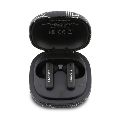 Lacoste Orjinal Lisanslı ANC/ENC Monogram Desenli TWS Kulak İçi Bluetooth Kulaklık v5.4 - 5