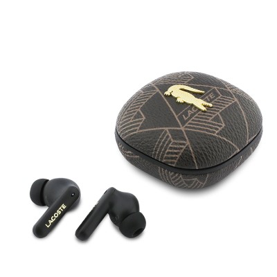 Lacoste Orjinal Lisanslı ANC/ENC Monogram Desenli TWS Kulak İçi Bluetooth Kulaklık v5.4 - 8