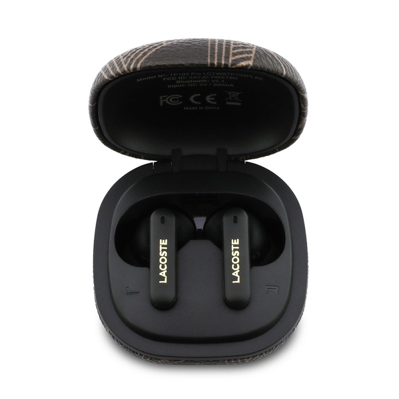 Lacoste Orjinal Lisanslı ANC/ENC Monogram Desenli TWS Kulak İçi Bluetooth Kulaklık v5.4 - 11