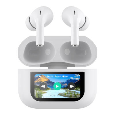 Lapas BTK-ZR76 ANC Featured Touch LCD Screen TWS In-Ear Bluetooth v5.4 Headphones - Lapas