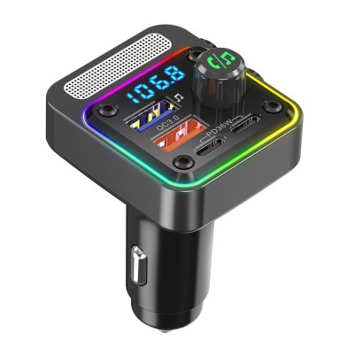 Lapas FMT-01 36W Fast Charging Supported Digital Display Bluetooth FM Transmitter - 4