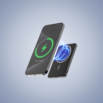 Lapas LP-PW003 Ultra Slim Fast Charging Wireless Powerbank 5000mAh 15W - 12