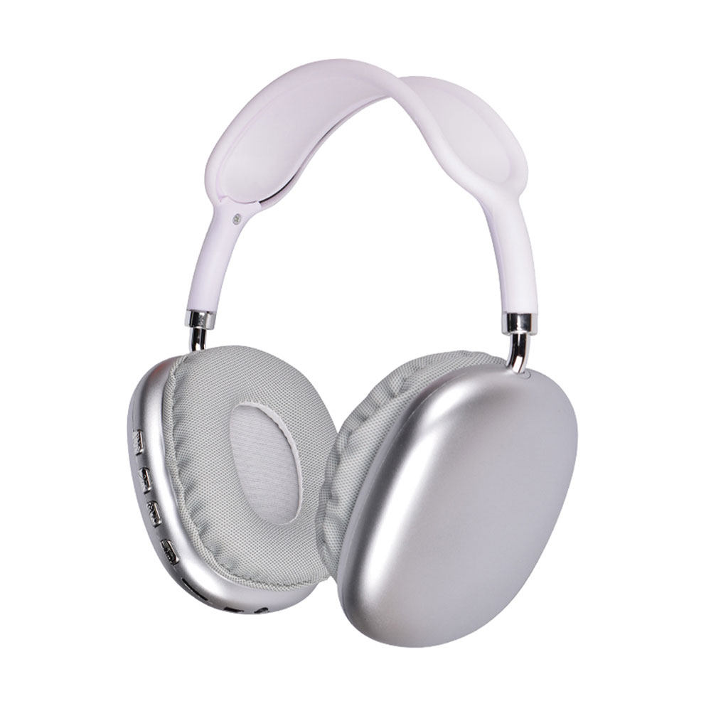 Lapas P10 Hi-Fi Ses Kalitesi Ayarlanabilir ve Katlanabilir Kulak Üstü Bluetooth Kulaklık - Gümüş